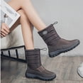 thumbnail image 5 of Bottes de Neige Femmes Hiver Doublées de Velours Chaudes Bottines Courtes Chaussures en Coton Imperméables, 5 of 5