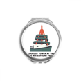 thumbnail image 1 of Hong Kong Tai Po Waterfront Park Hand Compact Mirror Round Portable Pocket Glass, 1 of 3