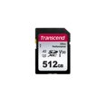 thumbnail image 1 of Transcend TS512GSDC340S-E SD Card, 512 GB, UHS-I, U3, V30, A2, Ultra Performance (Maximum Transfer Rate of 160MB/s), Data Recovery Software Provided Free, 1 of 3