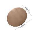thumbnail image 3 of Simples Solid Color Round Cushion Thick Non Slip Chair Pad Round Stool Butt Pad Waterproof Stool Cushion 11.81x11.81in, 3 of 6