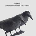 thumbnail image 4 of Practice Bow Decoy, 3D Eyes and Claws Crow Decoy Easy Hanging  for Outdoor Shooting, 4 of 7