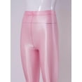 thumbnail image 4 of Choomomo Leggings Moulants de Performance pour Femmes, Extensibles, Brillants, Sport, Hip-Hop, Rave, Rue, Danse Moderne, Rose G, 4 of 7