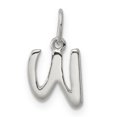 thumbnail image 1 of Pendentif Breloque Collier Monogramme Prénom Initiale Lettre W Délicat en Argent Sterling 925, 1 of 5