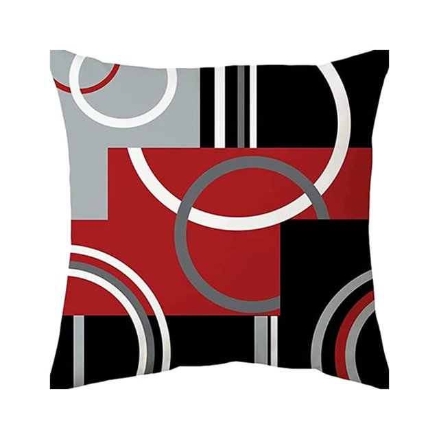 ZheElen Taie d'Oreiller Résistante aux Rides en Polyester pour Canapé Housse de Coussin Décorative Durable et Facile d'Entretien W0081-28