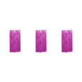 thumbnail image 1 of Ruiboury Vibrant Foil Curtain Exquisite Craft And Wide Application For Stunning Pink 3*1m 3Set, 1 of 6