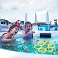 thumbnail image 4 of WHEANG Pool Game With Score Combo Pool Floats With 10 Colorful Tossing Toss Game Swimming Toys Accessories For Family Par Dive Rings, 4 of 9