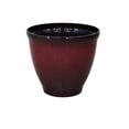 thumbnail image 1 of Pot rond en résine recyclée à dégradé rouge de 9 pouces Mainstays, 1 of 4