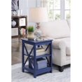 thumbnail image 3 of Convenience Concepts Oxford Square End Table in Blue Wood Finish, 3 of 3