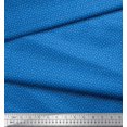 thumbnail image 2 of Soimoi Polyester Crepe Fabric Crescent Moon Shirting Print Fabric by The Yard 52 Inch Wide, 2 of 3