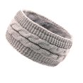 thumbnail image 4 of Fashion Autumn And Winter Pure Color Wool Knitted Hair Band Sports Headband, 4 of 9
