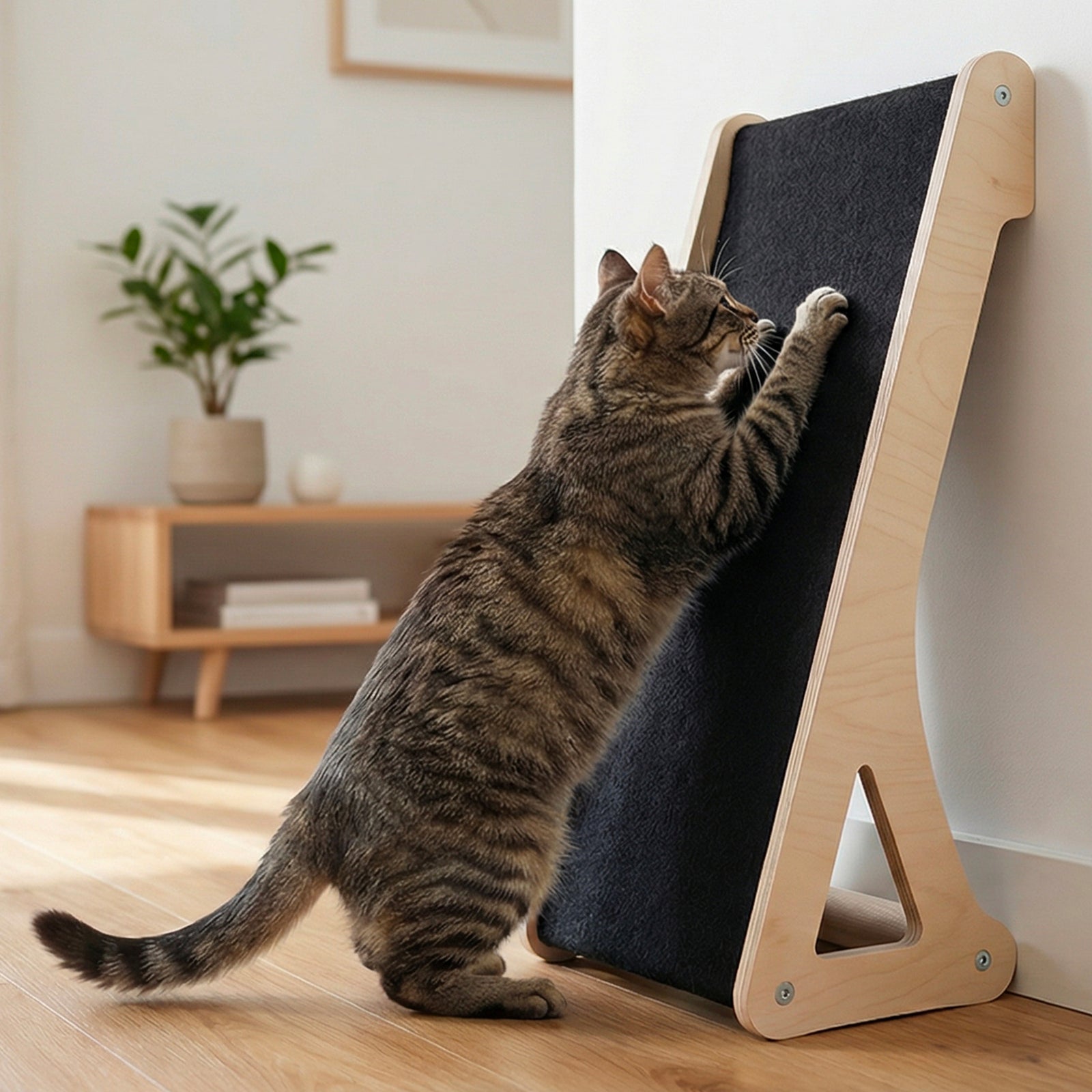 Noba Essentials Wide Inclined 56 cm (22") Scratcher - Grey