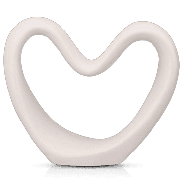 Bouclair Cream Decorative Ceramic Heart Medium