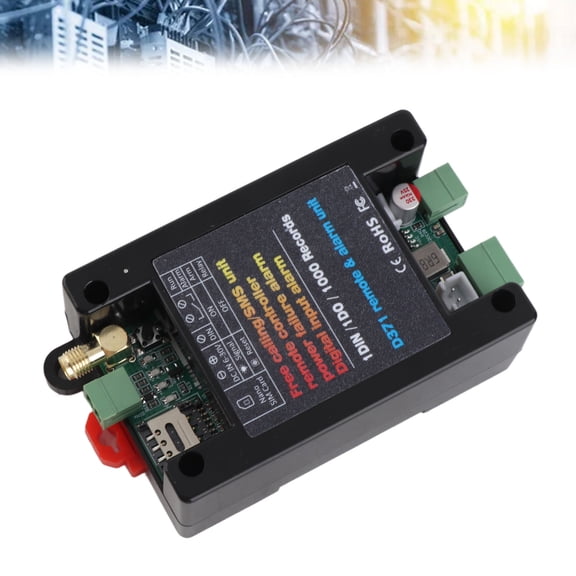Commutateur de Télécommande GSM 4G, Ouvreur GSM Relais Télécommande Polyvalente avec Boîtier ABS, pour l'Automatisation Industrielle à Domicile