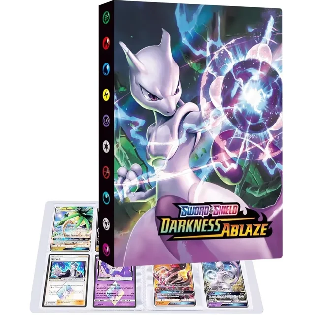 Trading Card Storage Binder, Collection Card Albums, Card Folder, Trading Card Storage Cases, 30 pages Can Hold 240 Cards (A3)