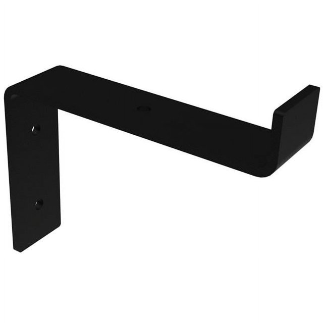 Live Edge Timber 105766 8 in. S Style Shelf Bracket, Black