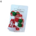 thumbnail image 2 of Kids Girl Christmas Tree Santa Elk Snowflake Hat Shape Duckbill Hairpin Gift Set, 2 of 9