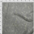thumbnail image 4 of oneOone Polyester Spandex Dusty Gray Fabric Geometric Sewing Material Print Fabric By The Yard 56 Inch Wide, 4 of 5