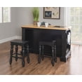 thumbnail image 3 of McNally Kitchen Island, Black, 3 of 9