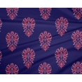 thumbnail image 4 of oneOone Polyester Lycra Fabric Floral Block Print Sewing Fabric BTY 56 Inch Wide, 4 of 4