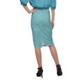 thumbnail image 3 of Moomaya Printed Knee Length Skirt For Women Plus Size Poly Spandex Skirt, 3 of 6