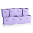 thumbnail image 1 of Sorbus Fabric Storage Bins 11" Foldable Cubes With Handles For Pantry, Cubbies, Toy And Closet Shelf Organization- 8Pk, 1 of 7