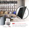 thumbnail image 4 of GROWTH TANK Wall Touch Smart Switch Voice Control Timing Setting Accessories 1 Way Black, 4 of 9