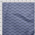 thumbnail image 3 of oneOone Georgette Viscose Fabric Chevron Ikat Print Sewing Fabric BTY 42 Inch Wide, 3 of 4