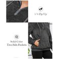 thumbnail image 3 of Sweat à Capuche Sherpa en Peluche pour Femmes, Pull à Fermeture Éclair en Polaire, 3 of 7