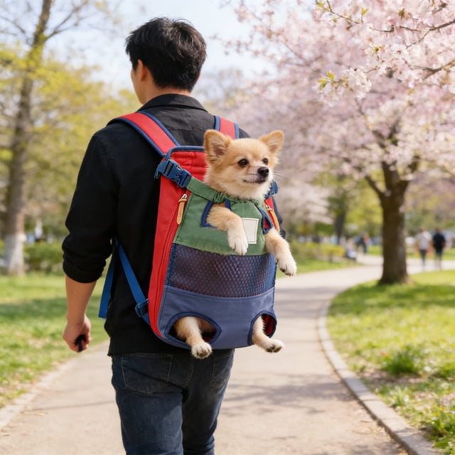 EGNMCR Cats Bag Foldable Breathable Cats Bag Backpack Cats Walking Backpack Portable Suitable For Walking Cats Outside C loth pets carrier