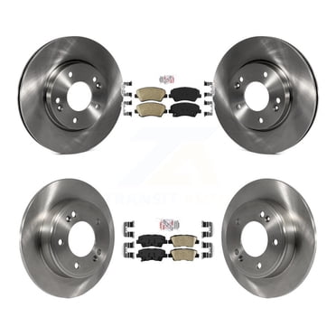 Transit Auto Ensemble de Plaquettes Céramiques avant Arrière et de Disques de Frein pour Voiture Hyundai Elantra GT Kia Forte Veloster Forte5 Coupe Koup K8A-102887