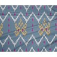thumbnail image 4 of oneOone Polyester Tissu Lycra Paisley & Chevron Ikat Tissu Imprimé 1 Yard 56 Inch Wide, 4 of 4