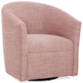 thumbnail image 1 of Comfort Pointe Lynton Henna Brick Red Fabric Swivel Accent Chair, 1 of 7