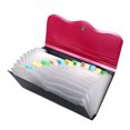 thumbnail image 1 of Noehoiugi Expandable B5 Accordion Receipt Folder Document Organizer Case For Bills Files Tax Records Large Capacity, 1 of 3