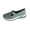Blackish Green, variant on AUDeals Womens Orthopedic Slip On Sneakers Non Slip Arch Support Lightweight Breathable Walking Shoes (Black, 7.5)