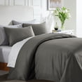 thumbnail image 1 of California Design Den Duvet Cover - 400 Thread Count 100% Cotton, 3 Piece Sateen Weave Bedding Set, Soft Luxury Comforter Cover and Two Pillow Shams, with Button Closure and Corner Ties, 1 of 9