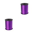thumbnail image 2 of Youkk Plastic Ribbon Sparkling And multifunctional For Wedding And Party Decorations Sturdy Golden Curled Ribbon Purple ribbon 2Set, 2 of 6