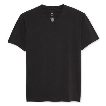 T-shirt extensible avec encolure en V George pour hommes