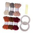 thumbnail image 4 of HILABEE 6 Pieces Knitted Yarn Handcrafting 5M Colorful Cushion Home Decor Craft Yarn C, 4 of 9