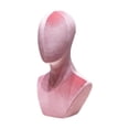 thumbnail image 3 of TISHITA Mannequin Tête Modèle Support de Chapeau Présentoir Tête pour Coiffe Casque Foulards Rose, 3 of 8