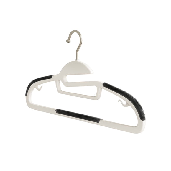 Birdeem Cintres en Plastique 1 Pce, Cintres en Plastique pour Vêtements, Cintres Antidérapants Cintres Robustes, Cintre, Cintres Gain de Place, Cintres pour Chemises 16,1 Po avec Barre à Cravates pour Manteau, T-Shirt, Chandail (Bleu)