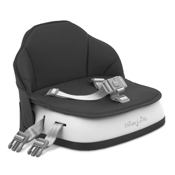 Dream On Me Cozy Pod Booster Seat with Removable Cover, Black