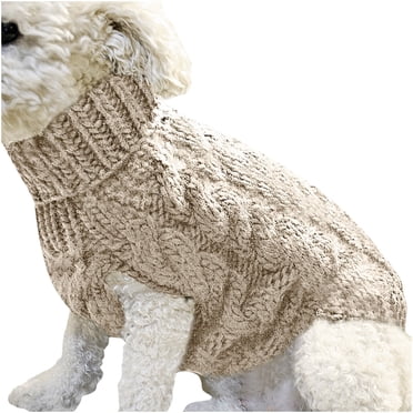 TIMIFIS Dog Clothes Fashiom Pets Solid Winter Dog Sweater Knitted Warm Sleeveless Pet Clothes Dog Apparel & Accessories - Fall
