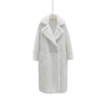 thumbnail image 5 of LOVZFMLL Vestes pour Femmes Manteau à Manches Longues en Cheveux d'Agneau Col Chaud, 5 of 5