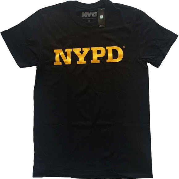 T-Shirt Unisexe New York City Logo Texte NYPD