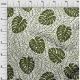 thumbnail image 3 of oneOone Georgette Viscose Olive Green Fabric Tropical Fabric For Sewing Printed Craft Fabric By The Yard 42 Inch Wide, 3 of 4