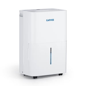 BeesClover 35 Déshumidificateur pour maison, sous-sol, salle de bains ou grandes chambres, couvre jusqu'à 4,500 Sq Ft, certifié écoénergétique, auto-défrost, 24H Minuterie, Arrêt automatique, Filtre réutilisable, Compact