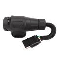 thumbnail image 3 of Trailer Plug Adapter, 13 Pin To 4 Pin Waterproof Wear Resistance ABS Plastic Trailer Converter  For RVs, 3 of 8