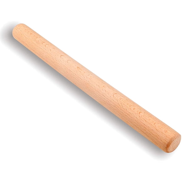 Wood Rolling Pin, Wooden Rolling Pins For Baking, Whole Cut Of Natural Beech, Rolling Pin Dowel,Small Rolling Pin, Fondant Rolling Pin, Pin Roller For Dough, Pasta Rolling Pin