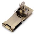 thumbnail image 1 of EIGTHTAIL Twist Knob Keyed Locking Hasp Padlock Set for Cabinets Security Door Van Lock, 1 of 20