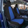 thumbnail image 4 of For 2020-2024 Tesla Model Y FH Group Waterproof Neoprene Custom Fit Made Car Seat Covers - Full Set Blue, 4 of 11